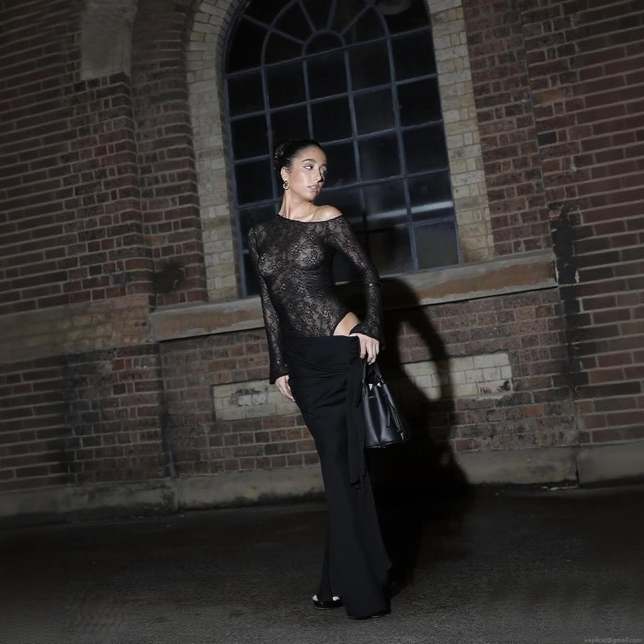 Sexy Off Shoulder Lace Patchwork Maxi Dress Women Long Sleeve Bodycon Elegant Evening Party Club Dress Solid Color Hollow Out Long Gown