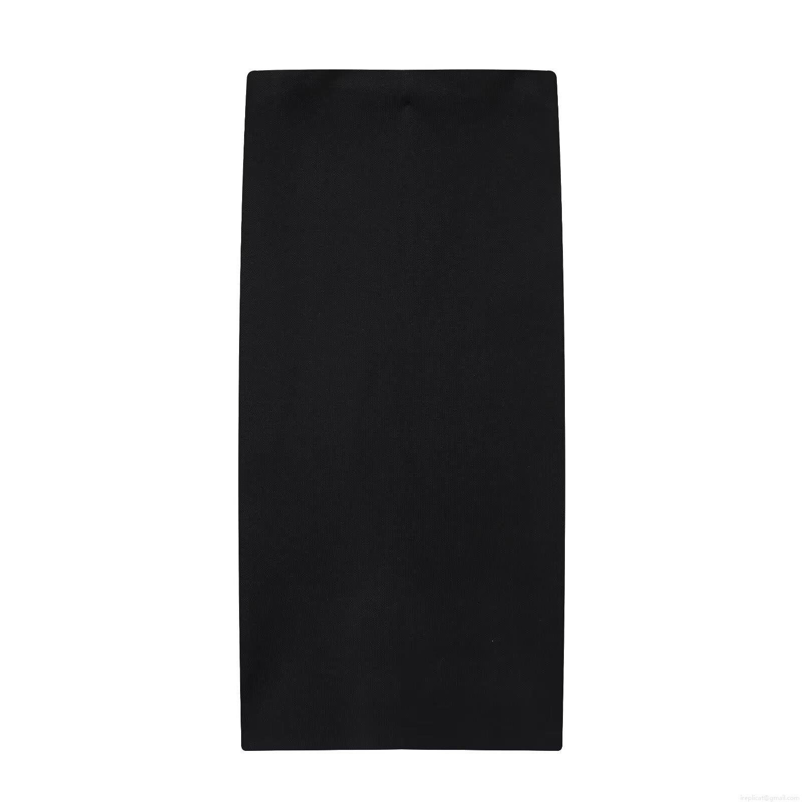 Women's Knit Midi Skirt High Waist Slim Fit Side Split Elegant Minimalist Solid Color Casual Office Daily Commute Skirt Bottoms