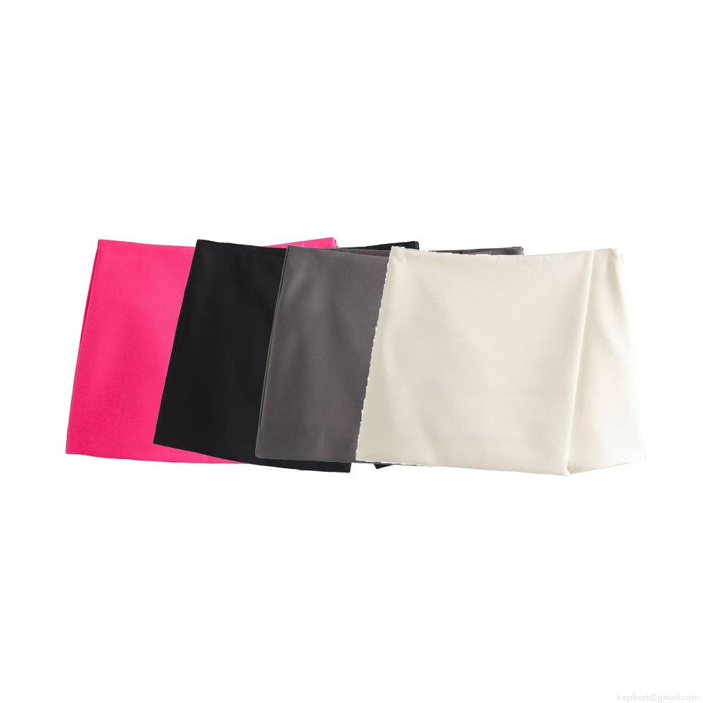 Women's Asymmetric High Waist Skort Polyester Streetwear Mini Skirt Shorts For Daily Summer Fashion Ladies Y2K Bottoms